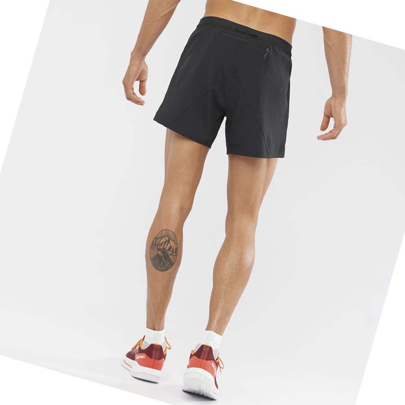 Shorts Salomon CROSS 5'' Homme Noir | LECDQMW-71