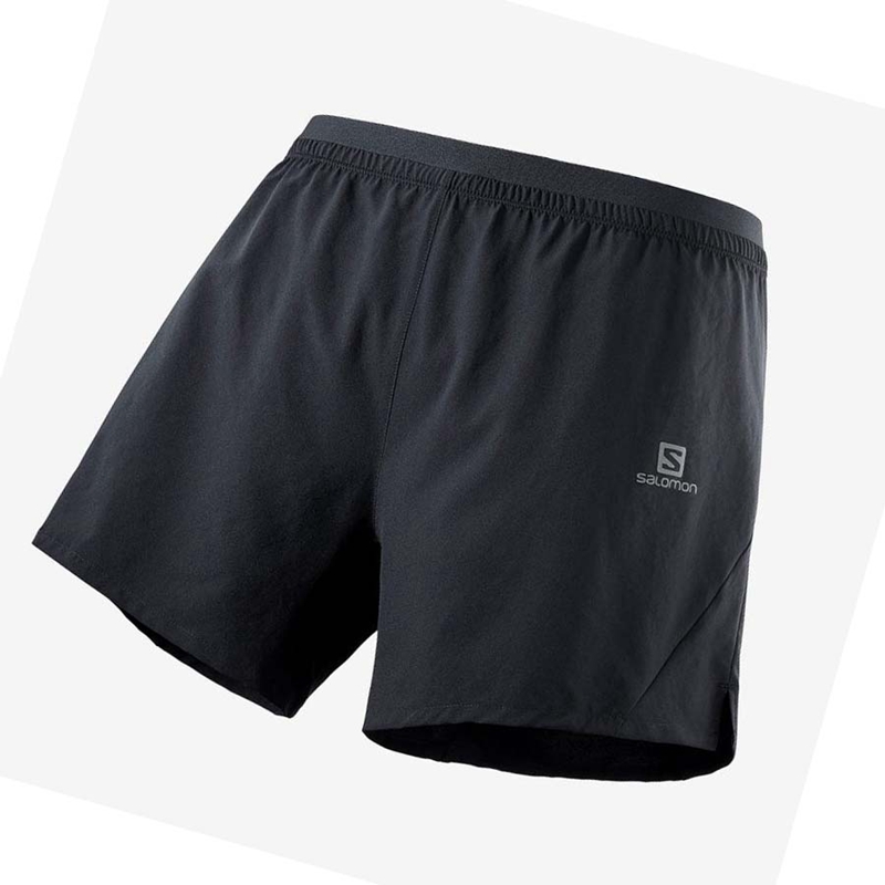 Shorts Salomon CROSS 5\'\' Homme Noir | LECDQMW-71