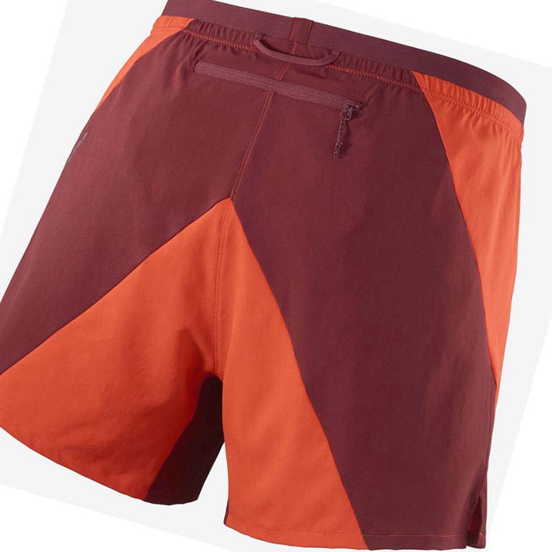 Shorts Salomon CROSS 5'' Homme Orange | JNMUSWO-01