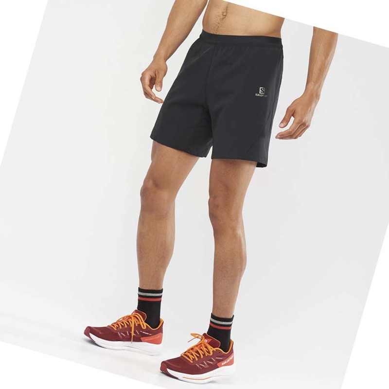 Shorts Salomon CROSS 7'' Homme Noir | XIWVRCZ-58