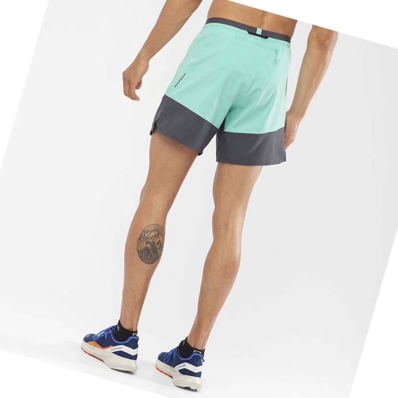 Shorts Salomon CROSS 7'' NO LINER Homme Menthe | IOTHXDK-70