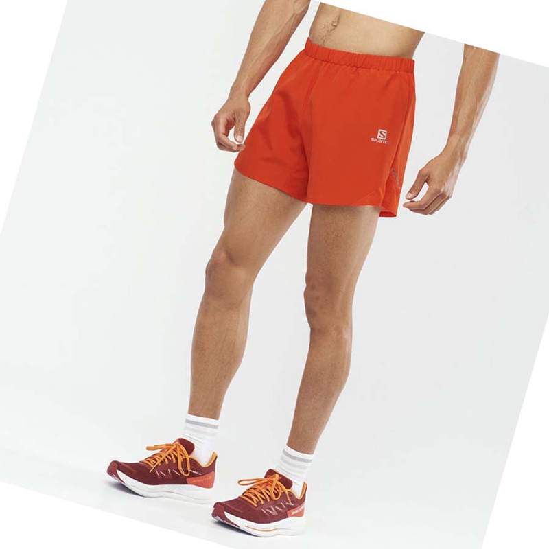 Shorts Salomon CROSS REBEL 5'' Homme Orange | NZJRCFV-09