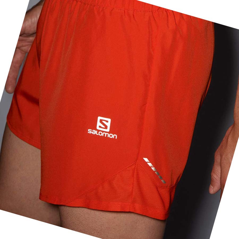 Shorts Salomon CROSS REBEL 5'' Homme Orange | NZJRCFV-09