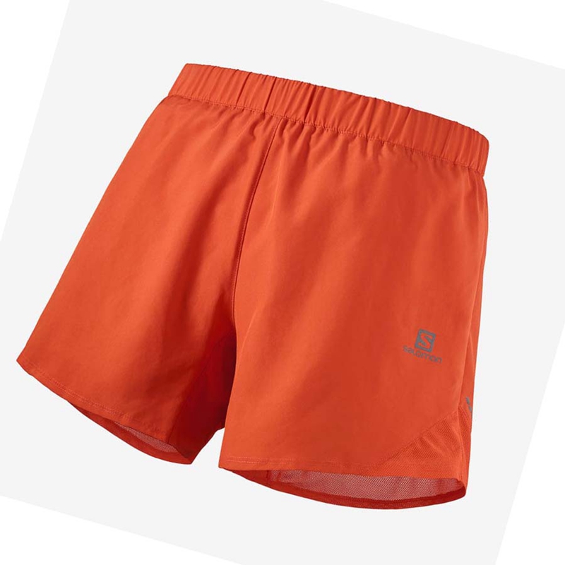 Shorts Salomon CROSS REBEL 5\'\' Homme Orange | NZJRCFV-09