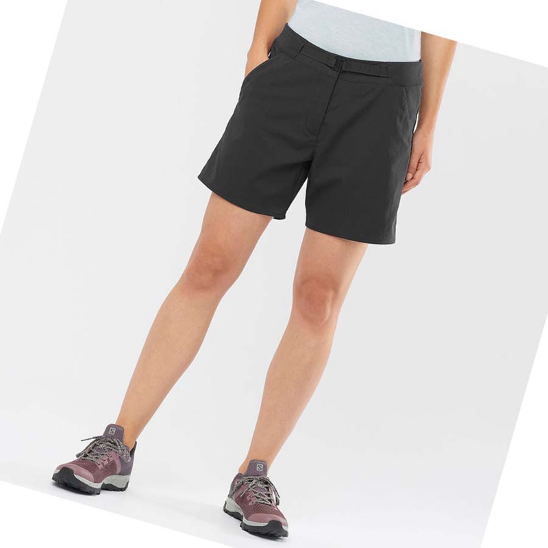 Shorts Salomon OUTRACK Femme Noir | QRTFVJK-46