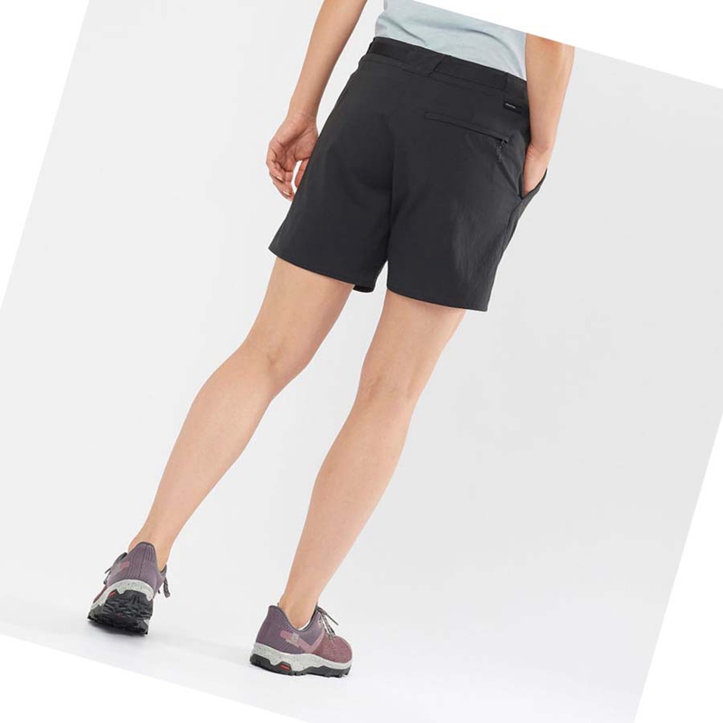 Shorts Salomon OUTRACK Femme Noir | QRTFVJK-46