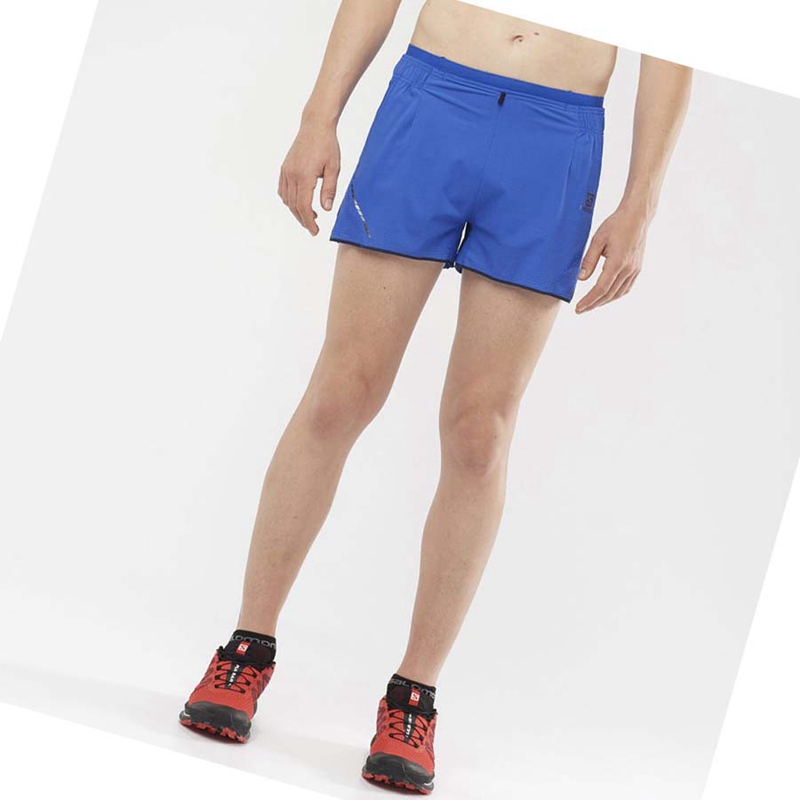 Shorts Salomon SENSE AERO 3'' Homme Bleu | BMVTOWE-75