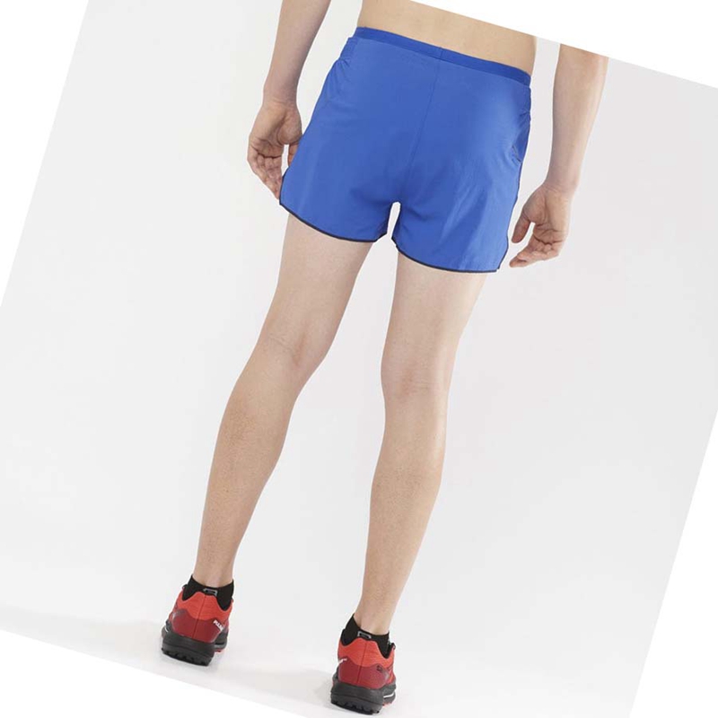 Shorts Salomon SENSE AERO 3'' Homme Bleu | BMVTOWE-75