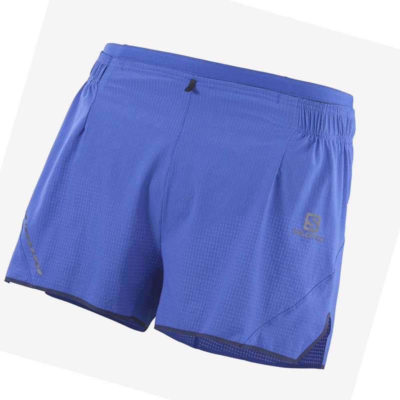 Shorts Salomon SENSE AERO 3\'\' Homme Bleu | BMVTOWE-75