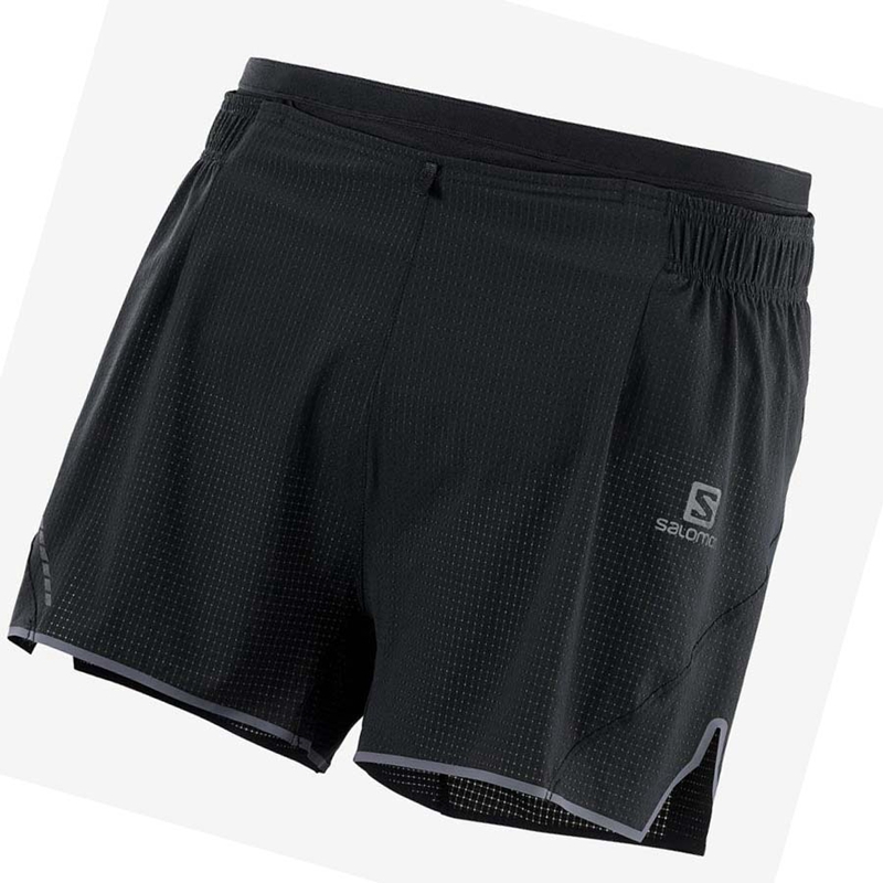 Shorts Salomon SENSE AERO 3\'\' Homme Noir | KSBXILW-34