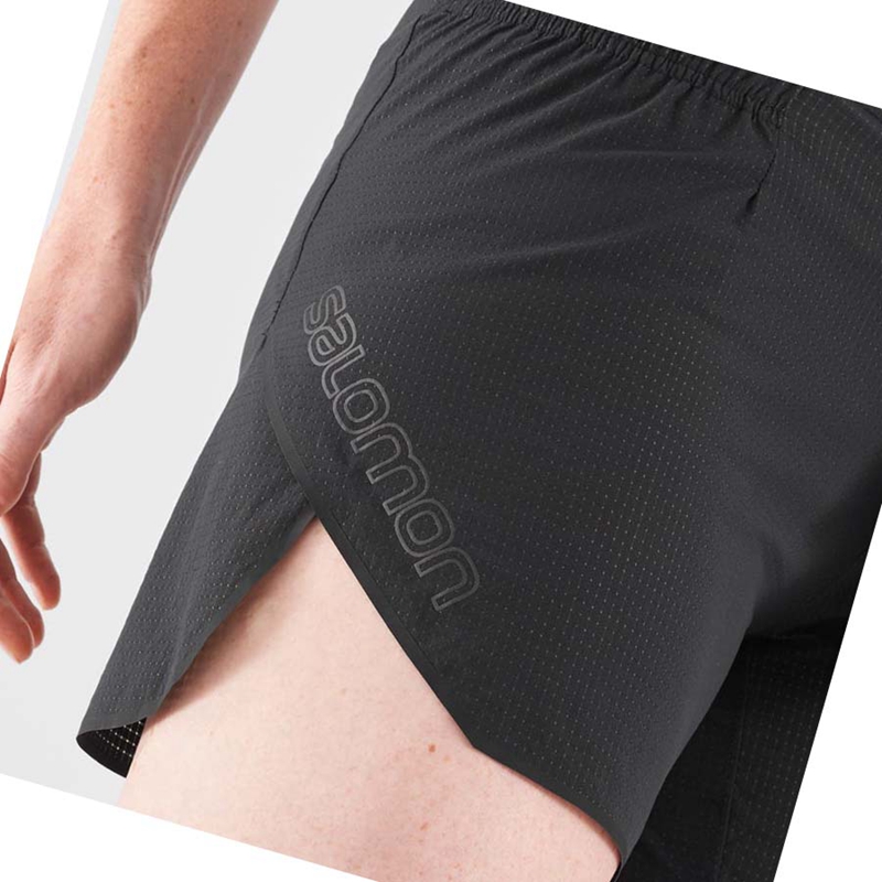 Shorts Salomon SENSE AERO 5'' Femme Noir | LFXMSOB-69