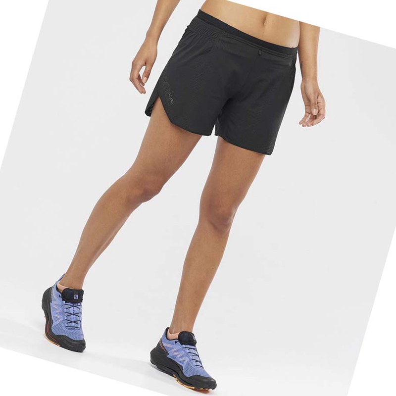 Shorts Salomon SENSE AERO 5'' Femme Noir | LFXMSOB-69