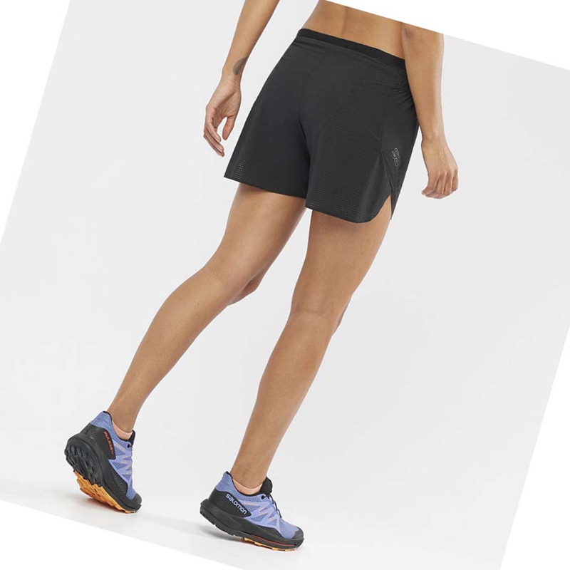 Shorts Salomon SENSE AERO 5'' Femme Noir | LFXMSOB-69