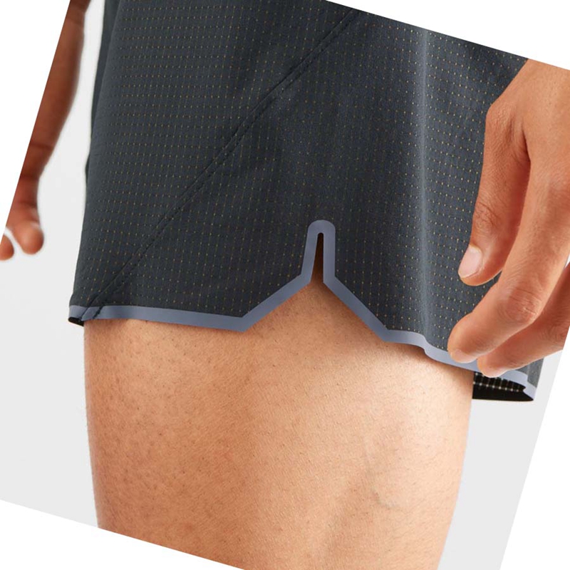 Shorts Salomon SENSE AERO 5'' Homme Noir | OWJTEQF-67