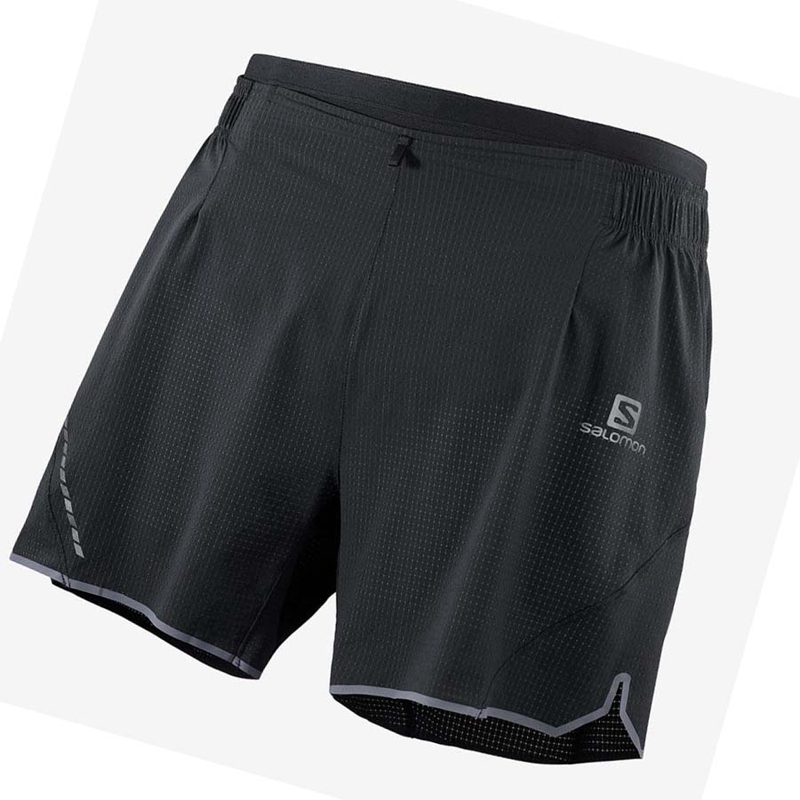 Shorts Salomon SENSE AERO 5\'\' Homme Noir | OWJTEQF-67