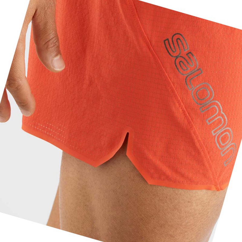 Shorts Salomon SENSE AERO 5'' Homme Orange | UGCLSPQ-97