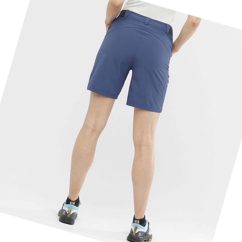 Shorts Salomon WAYFARER Femme Bleu Marine | JSHZQWY-24