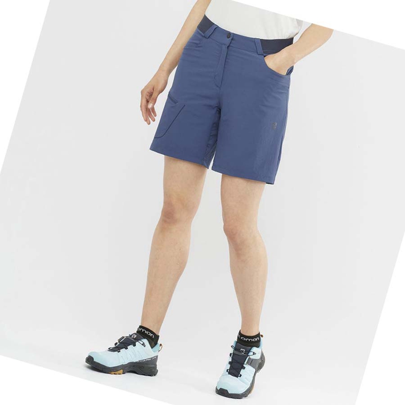 Shorts Salomon WAYFARER Femme Bleu Marine | JSHZQWY-24