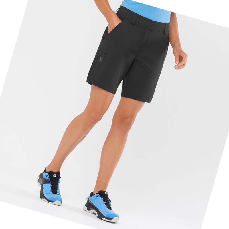 Shorts Salomon WAYFARER Femme Noir | GWXZCOR-94