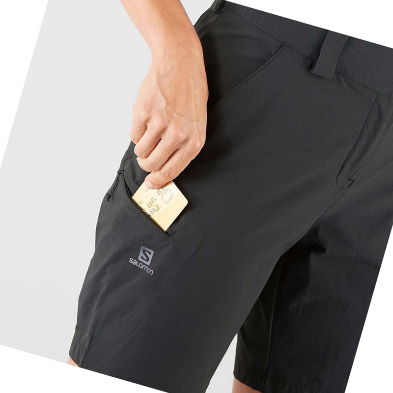 Shorts Salomon WAYFARER Femme Noir | GWXZCOR-94