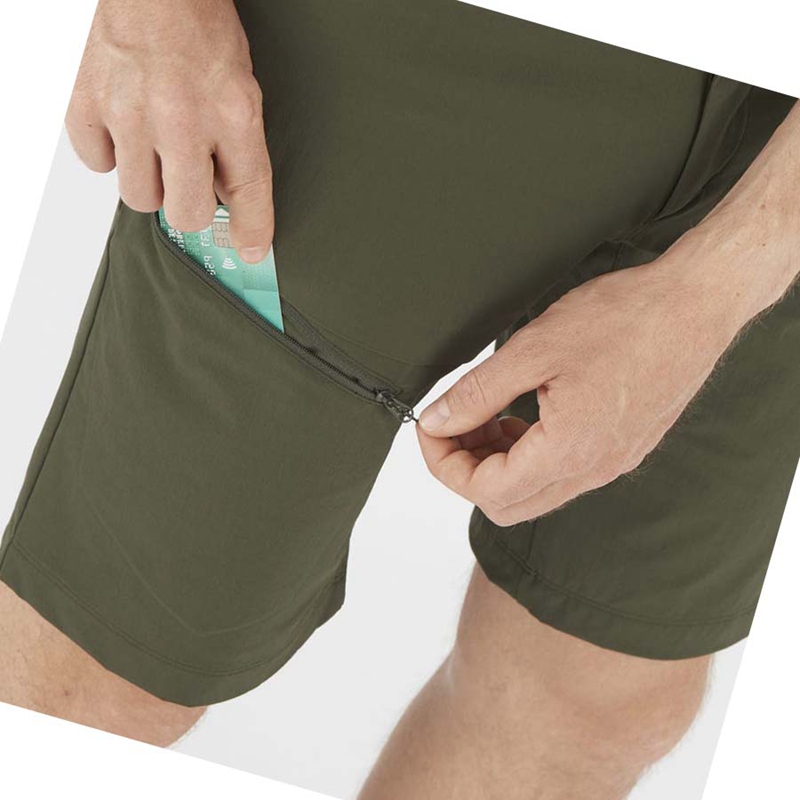 Shorts Salomon WAYFARER Homme Vert Olive | JCAFPBE-34