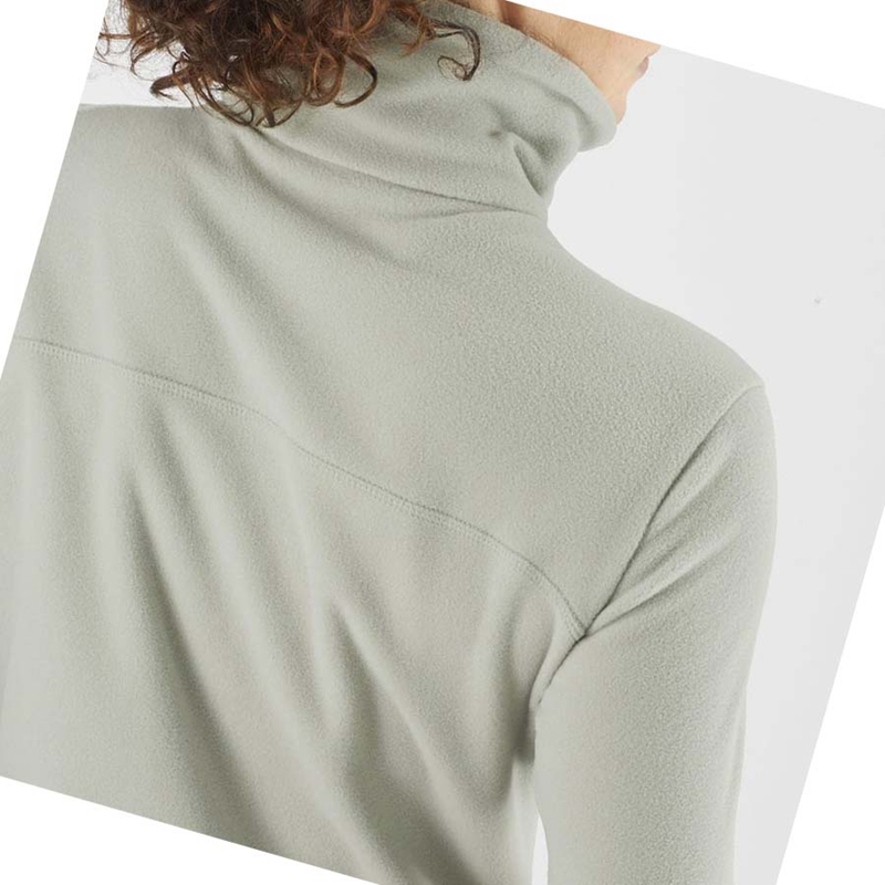 Sweat À Capuche Salomon ESSENTIAL COSY FLEECE Femme Beige | LPKAUCG-06