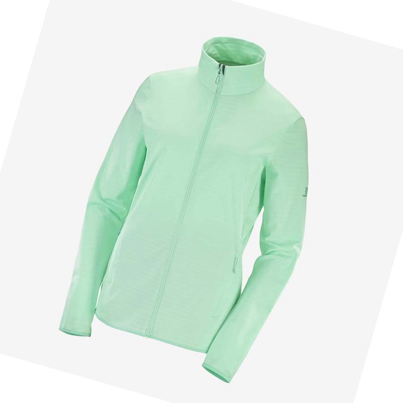 Sweat À Capuche Salomon ESSENTIAL LIGHTWARM Femme Vert | RCMJBNT-97