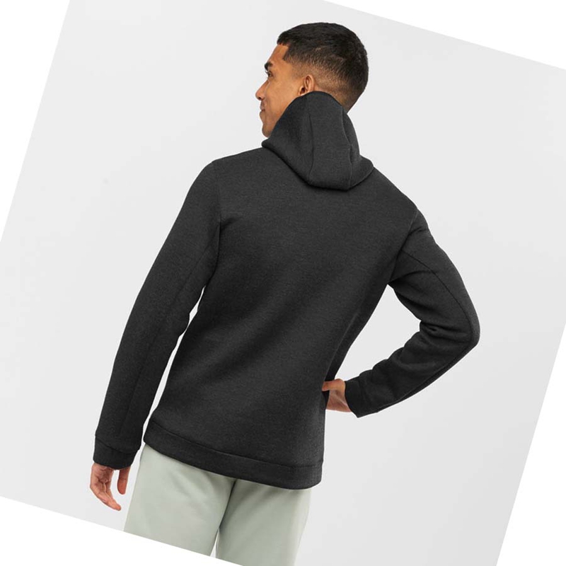 Sweat À Capuche Salomon ESSENTIAL XWARM HYBRID Homme Grise | WFMCPDX-04