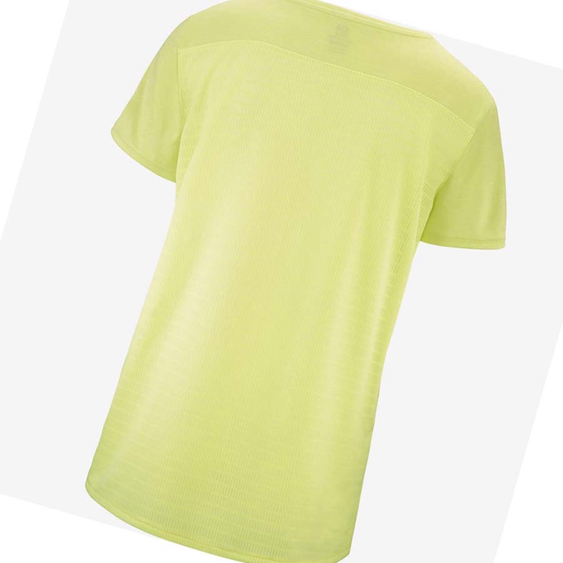 T Shirts Salomon OUTLINE SUMMER Femme Menthe | DFORHVP-02