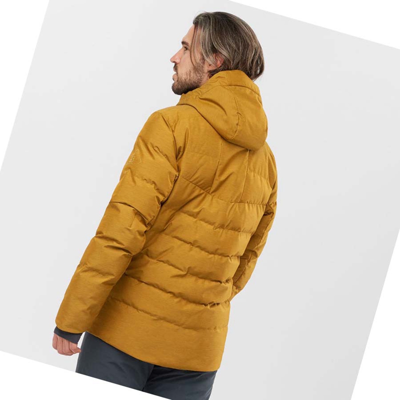 Vestes De Ski Salomon SNOWSHELTER Homme Marron | QZMOVCK-78