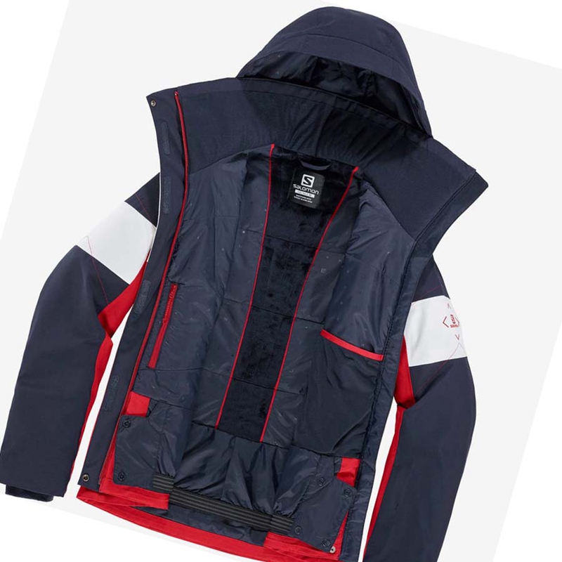 Vestes De Ski Salomon SPEED Femme Rouge | FGVBTEC-71