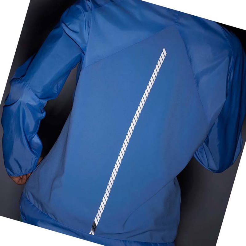 Vestes Salomon BONATTI CROSS WIND WINDBREAKERS Femme Bleu | GFWEZUC-60