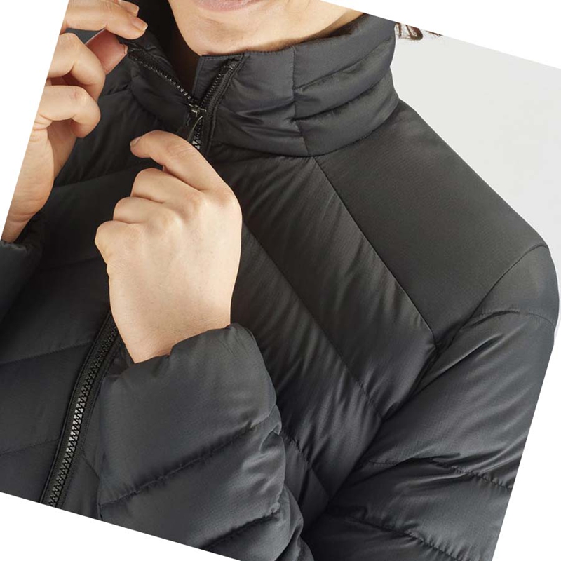 Vestes Salomon ESSENTIAL XWARM DOWN INSULATED Femme Noir | BLSMDQY-30