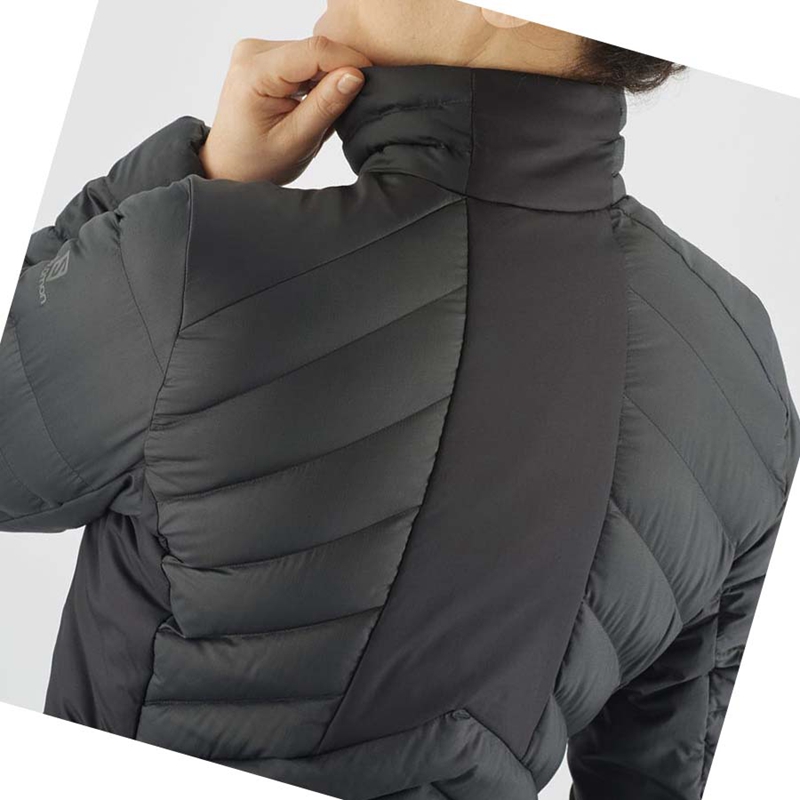 Vestes Salomon ESSENTIAL XWARM DOWN INSULATED Femme Noir | BLSMDQY-30