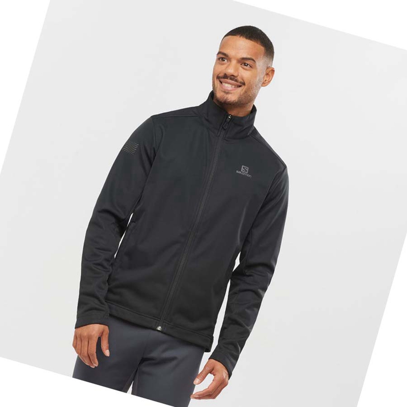 Vestes Salomon GORE TEX INFINIUM™ WINDSTOPPER® Homme Noir | ERZGPHX-61