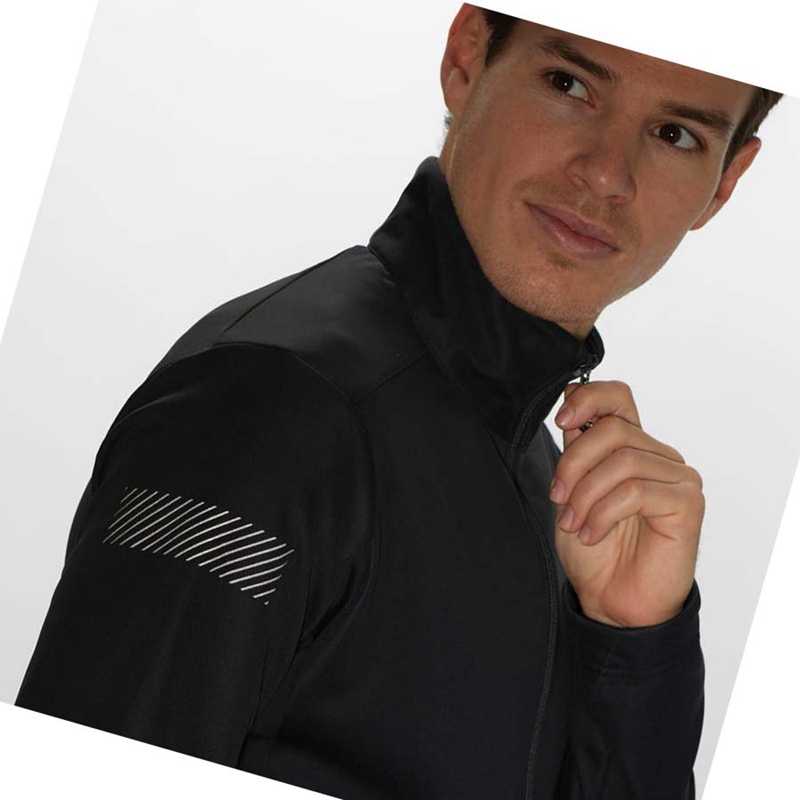 Vestes Salomon GORE TEX INFINIUM™ WINDSTOPPER® Homme Noir | ERZGPHX-61