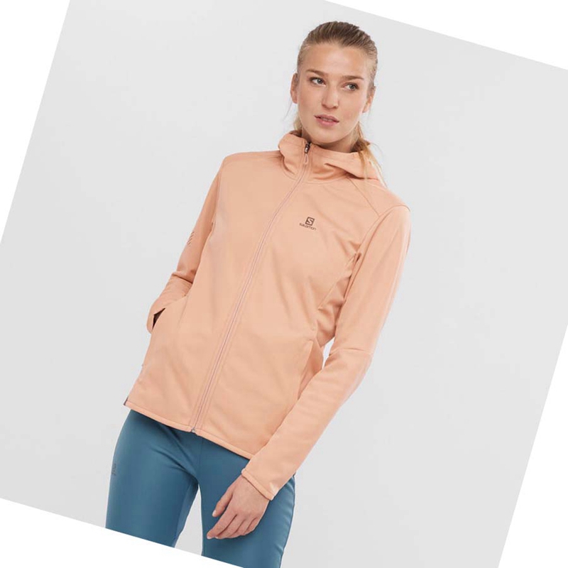 Vestes Salomon GORE TEX INFINIUM™ WINDSTOPPER® Femme Rose | KARIEJG-83