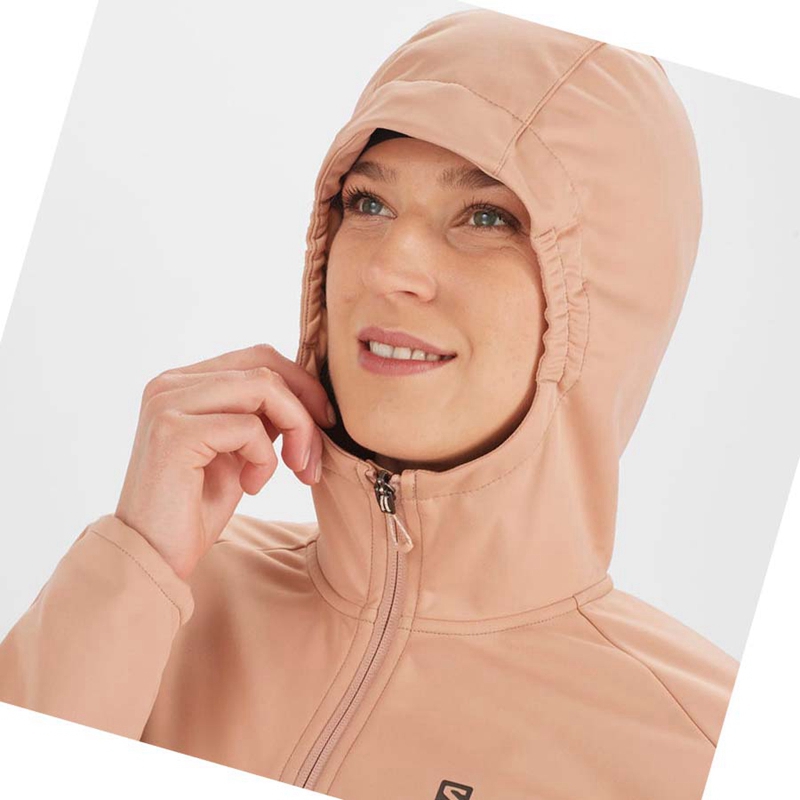 Vestes Salomon GORE TEX INFINIUM™ WINDSTOPPER® Femme Rose | KARIEJG-83