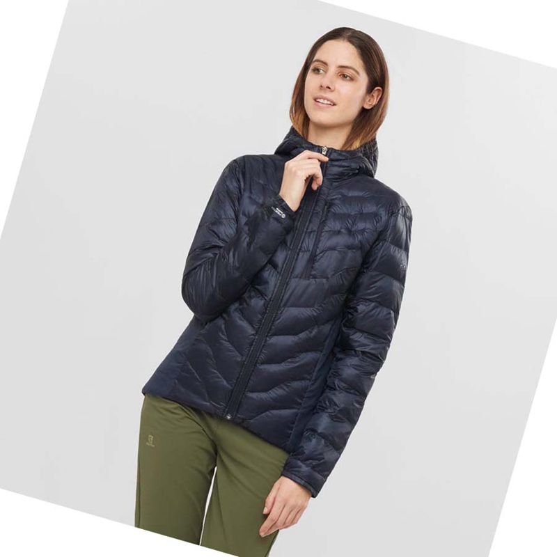 Vestes Salomon OUTPEAK PRIMALOFT INSULATED Femme Bleu | ISGMKBF-63