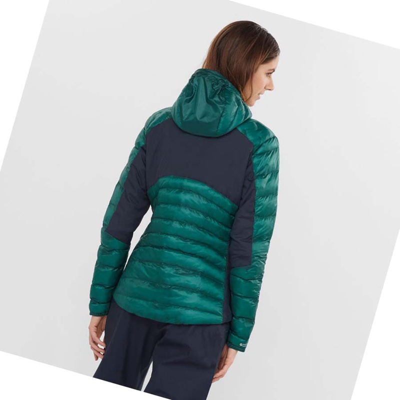 Vestes Salomon OUTPEAK PRIMALOFT INSULATED Femme Vert | ONKDXIJ-57