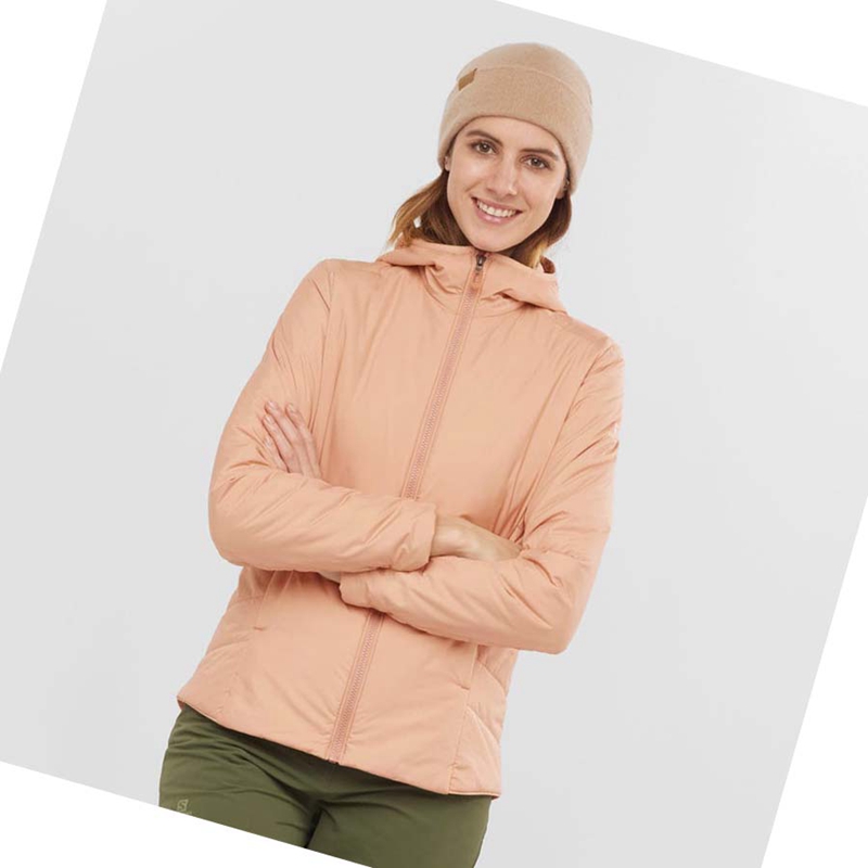 Vestes Salomon OUTRACK INSULATED Femme Rose | WEMPKAV-09