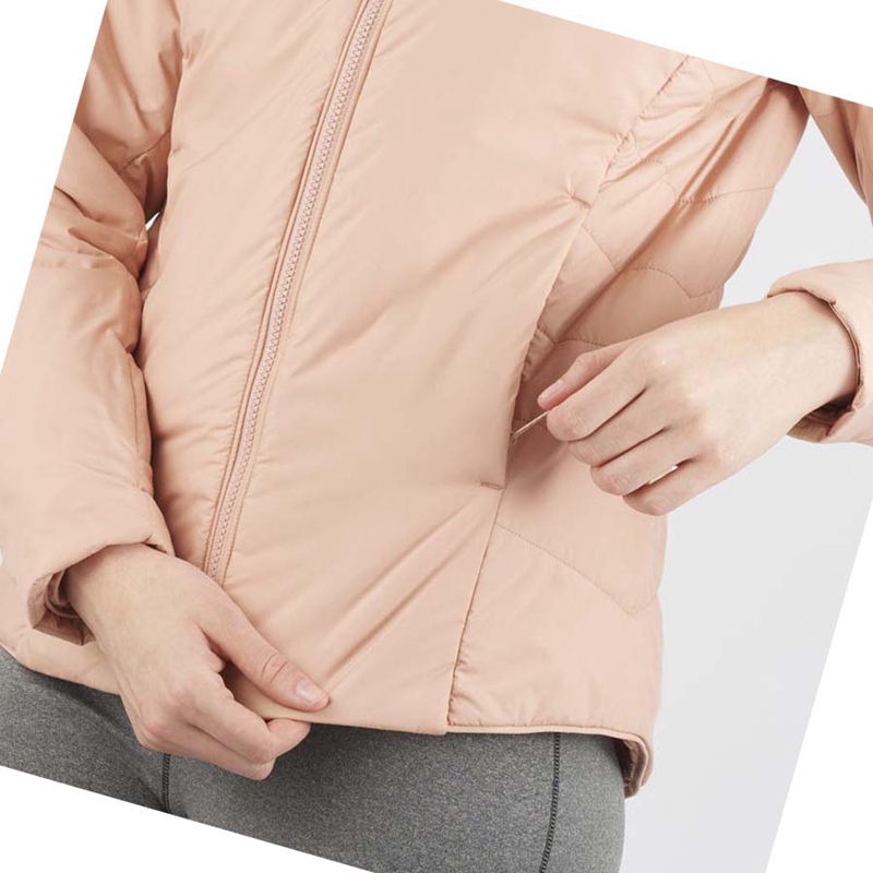 Vestes Salomon OUTRACK INSULATED Femme Rose | WEMPKAV-09