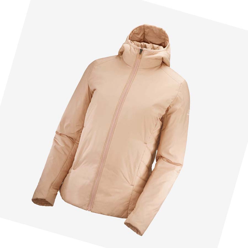 Vestes Salomon OUTRACK INSULATED Femme Rose | WEMPKAV-09