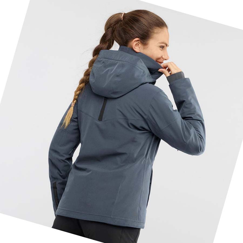 Vestes Salomon SPEED INSULATED Femme Argent | RSUGQOA-23