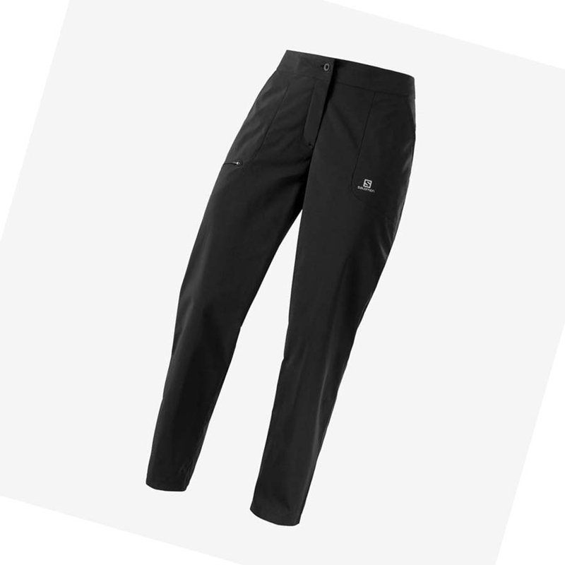 Pantalon Salomon WAYFARER CITY Femme Noir | QHCNTRI-70