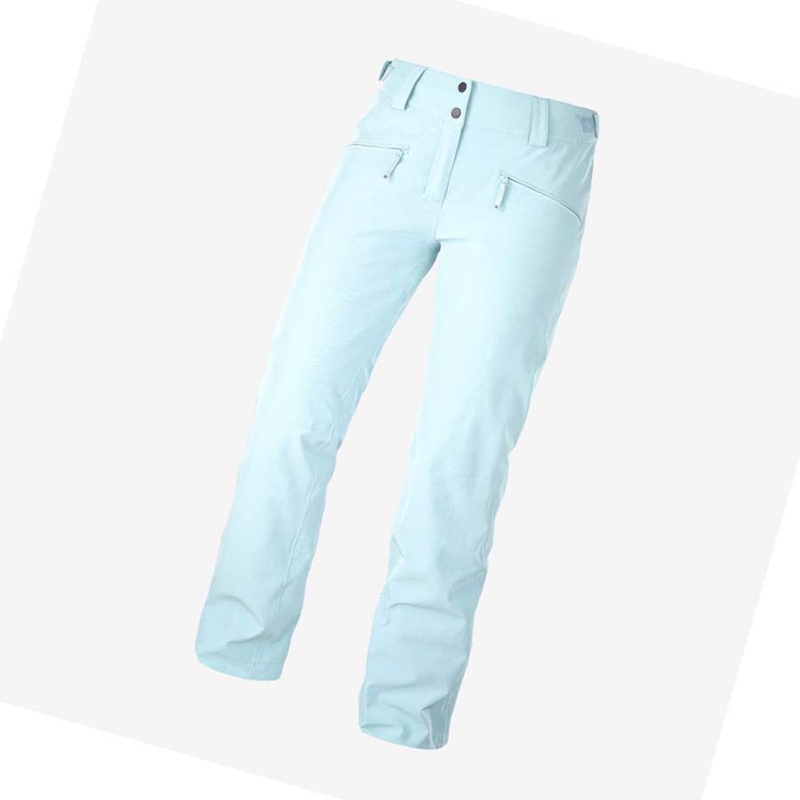 Pantalons De Ski Salomon EDGE Femme Menthe | JXVQDNY-21