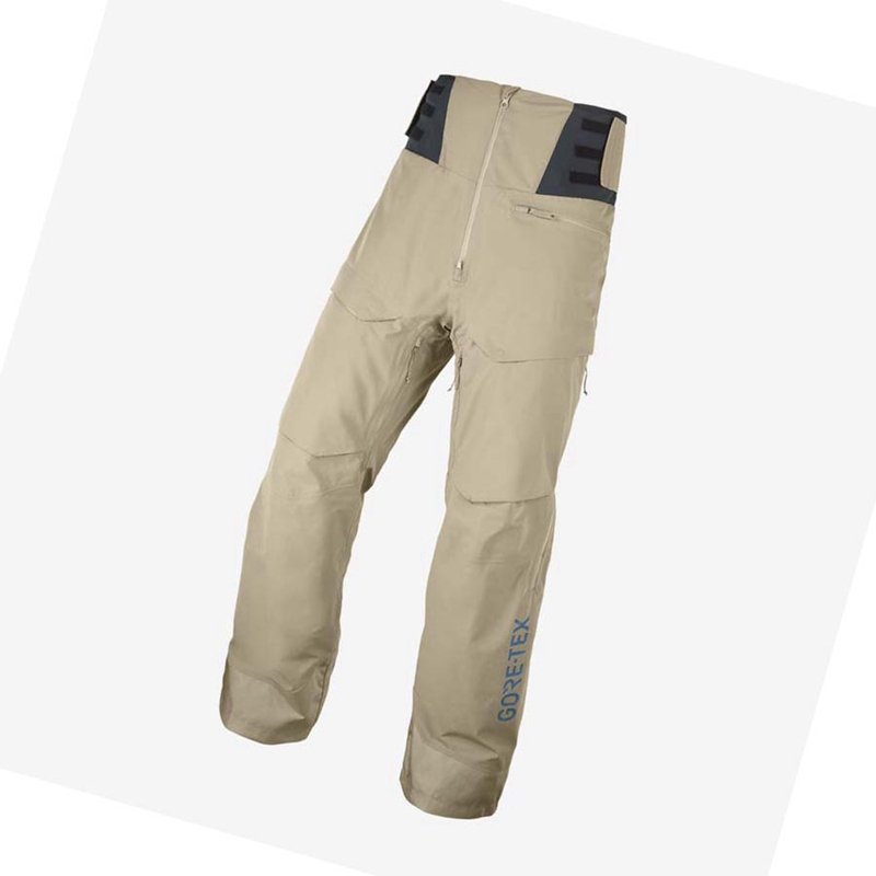 Pantalons De Ski Salomon GRAVITY GORE-TEX Homme Marron | IKMNUTH-83