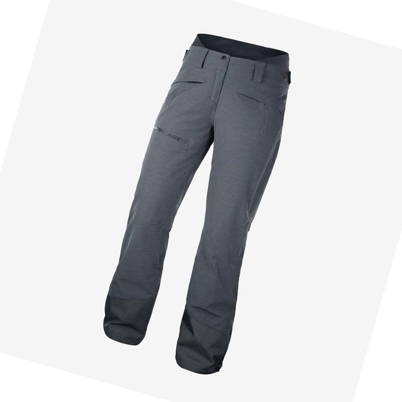 Pantalons De Ski Salomon PROOF LIGHT Femme Grise | HQPNEXY-97