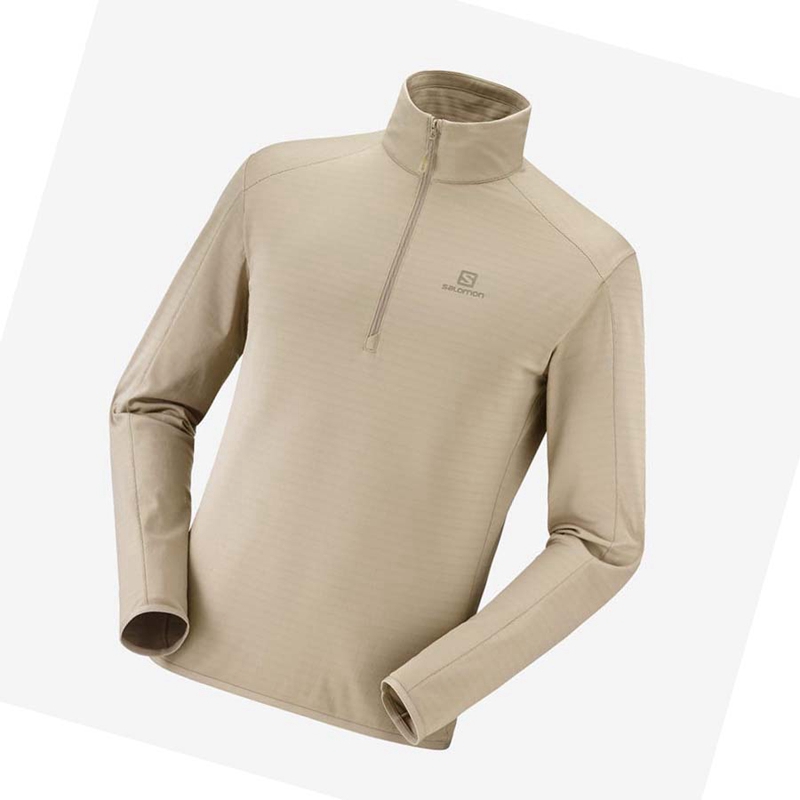 Sweat À Capuche Salomon ESSENTIAL LIGHTWARM Homme Grise | PKLQMOZ-43