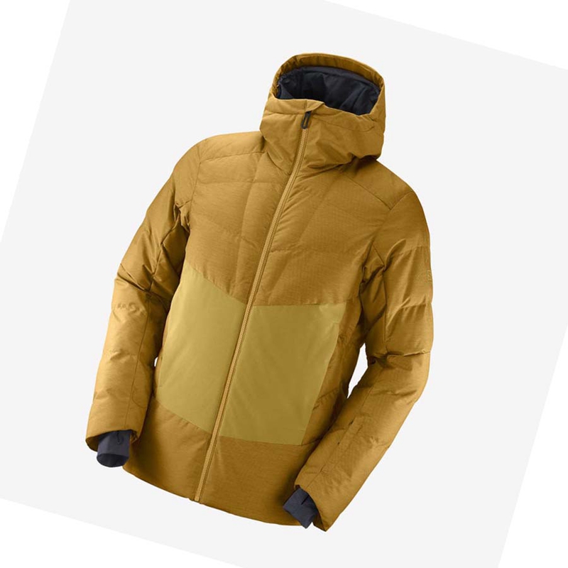 Vestes De Ski Salomon SNOWSHELTER Homme Marron | QZMOVCK-78